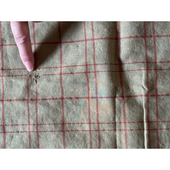 Great Finds Reversible Floral & Plaid Rustic Design Dinner Napkins Set Of 4 - Picture 9 of 12